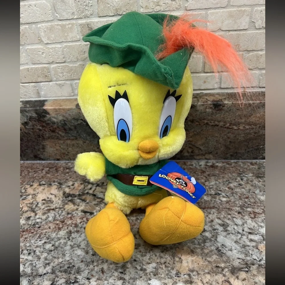 Vintage Looney Tunes Plush Tweety Bird Stuffed